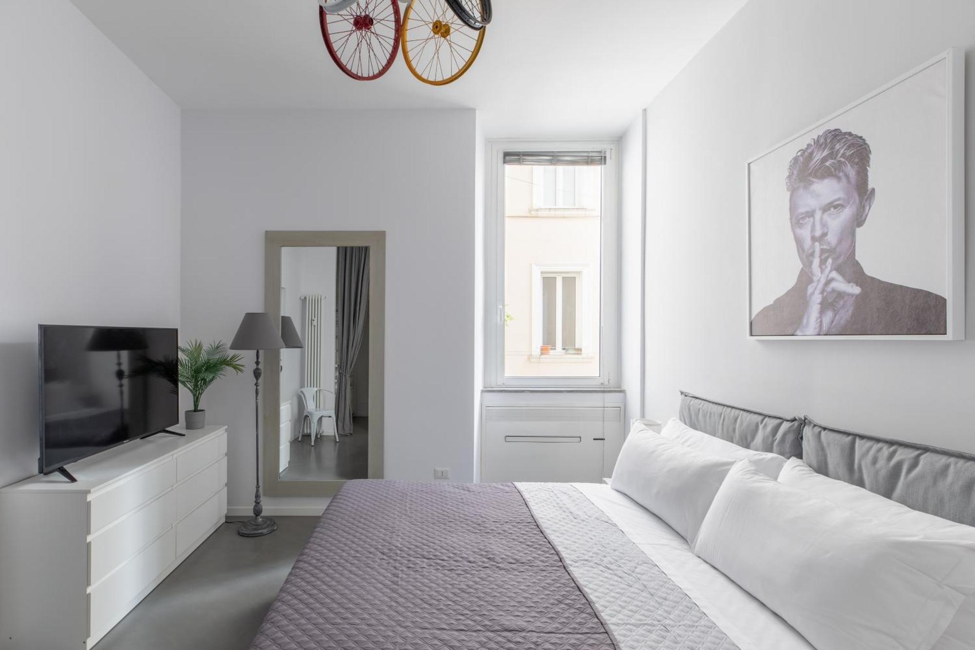 Apartment Trastevere Modern 4br 4baths, Wifi, Ac, Custom Kitchen, Living *